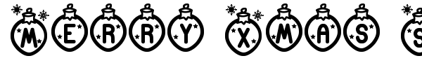Merry Xmas St font preview